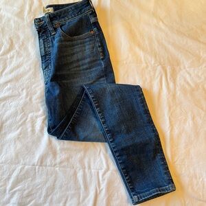 Madewell Curvy High Rise Skinny jeans, size 28